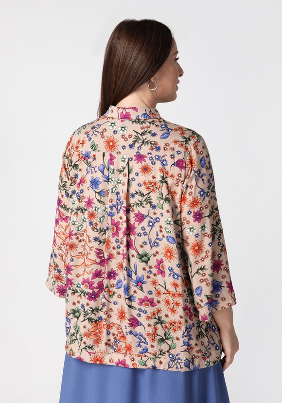 Блуза Чудесные краски шир.  580, рис. 7