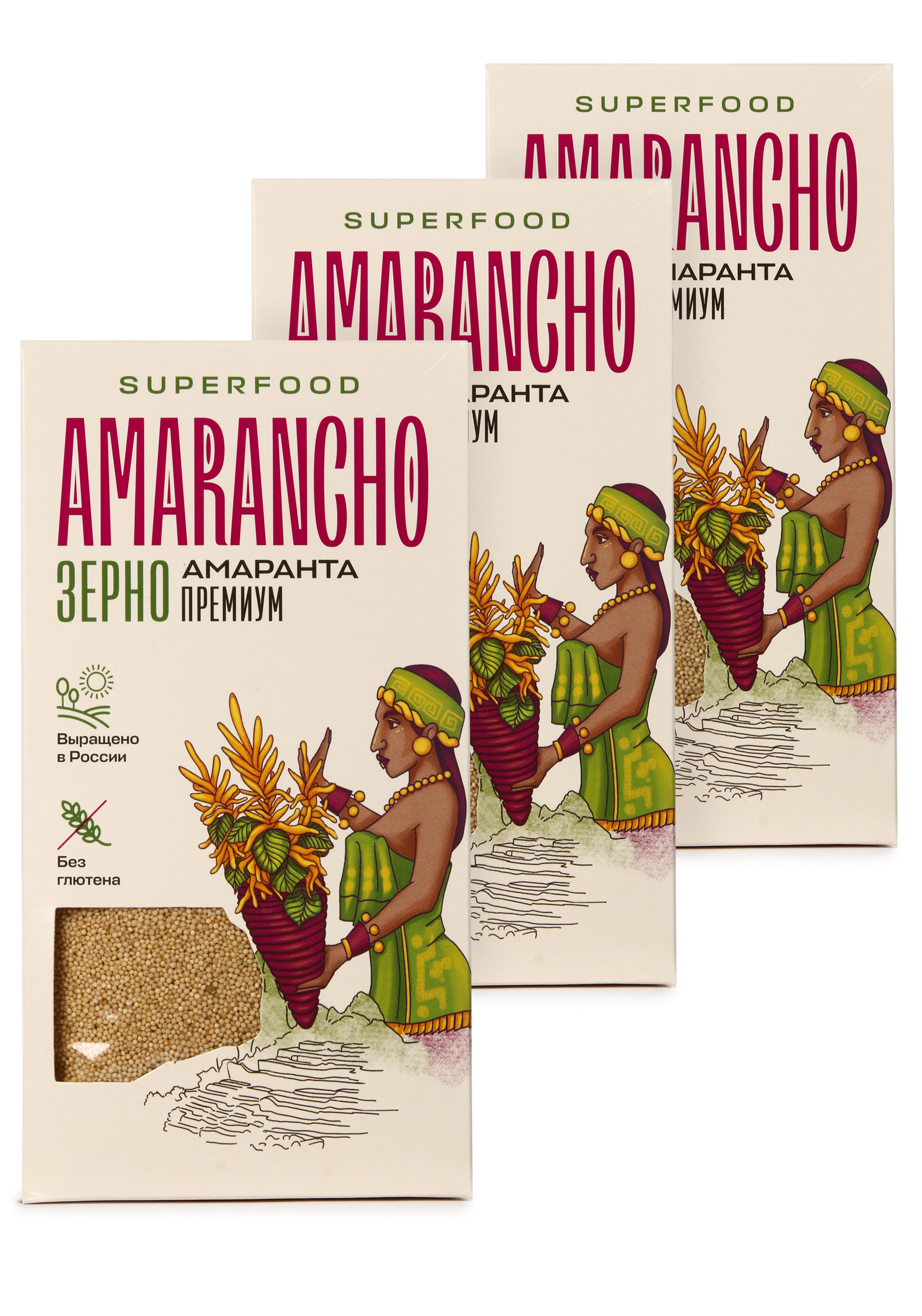 

Набор "Польза амаранта", 3 шт., Зерно амаранта