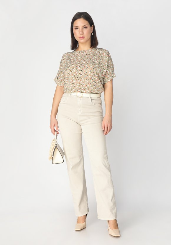 Блуза с цветочным принтом Оливия шир.  580, рис. 15