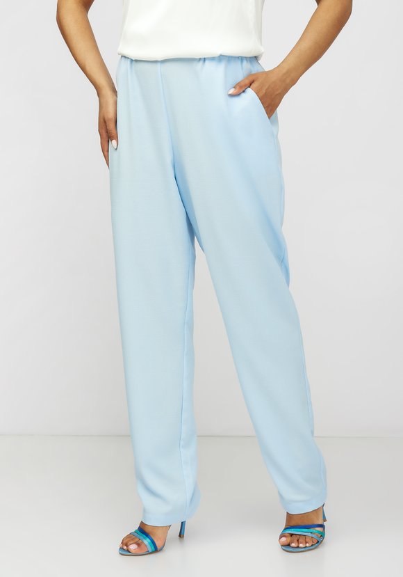 Брюки с карманами на резинке по поясу шир.  580, рис. 16