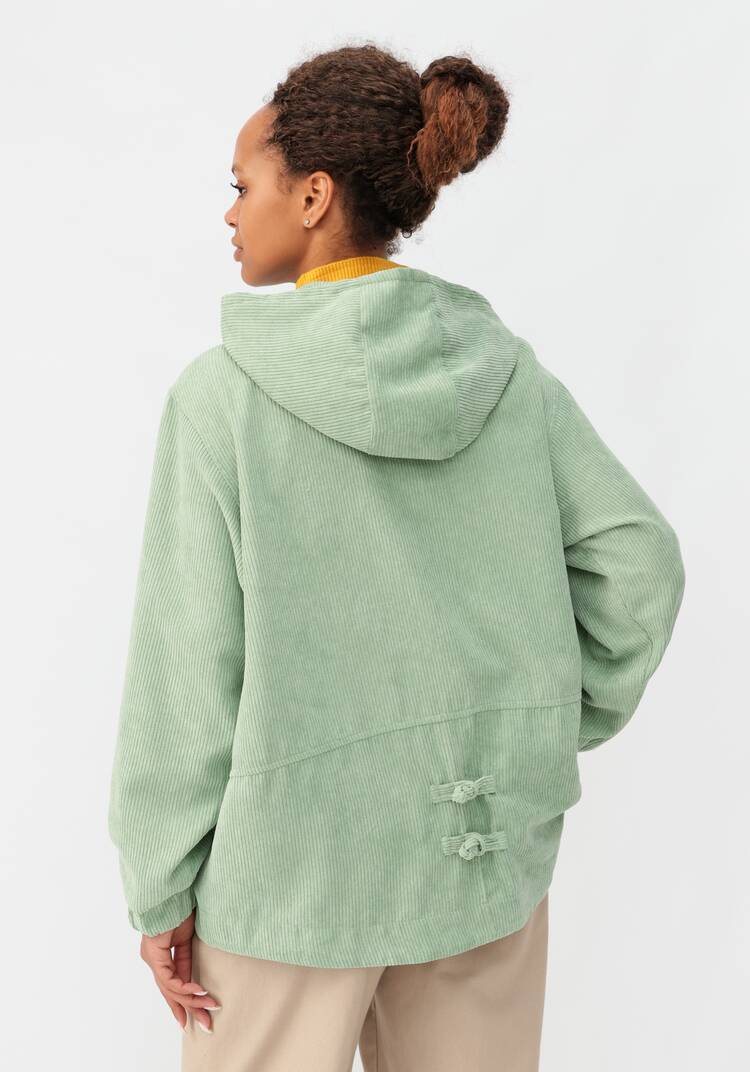 Ветровка из вельвета с капюшоном шир.  750, рис. 3