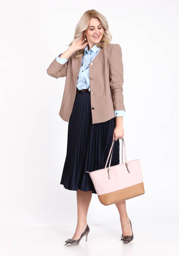 Юбка гофре из трикотажной ткани шир.  750, рис. 7