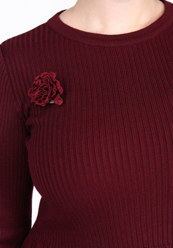 Платье в вертикальную полоску шир.  580, рис. 6