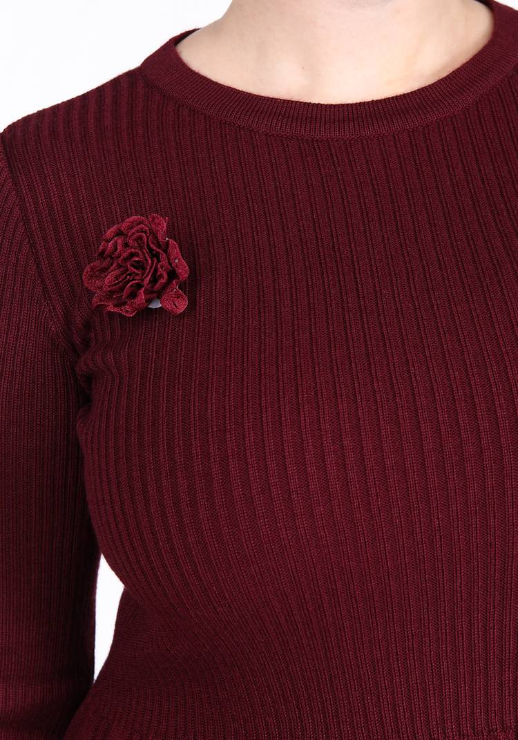 Платье в вертикальную полоску шир.  750, рис. 6