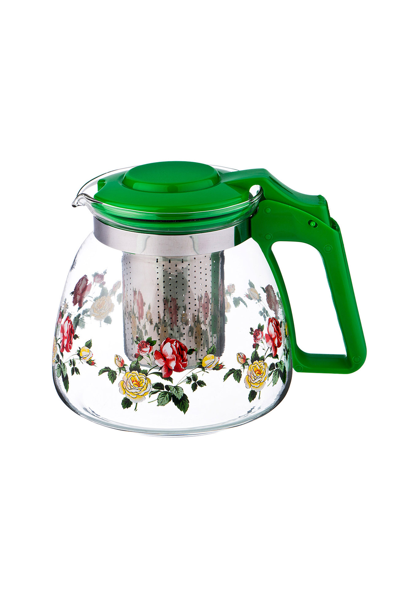 Заварочный чайник с фильтром, 900 мл AGNESS, цвет прозрачный - фото 1