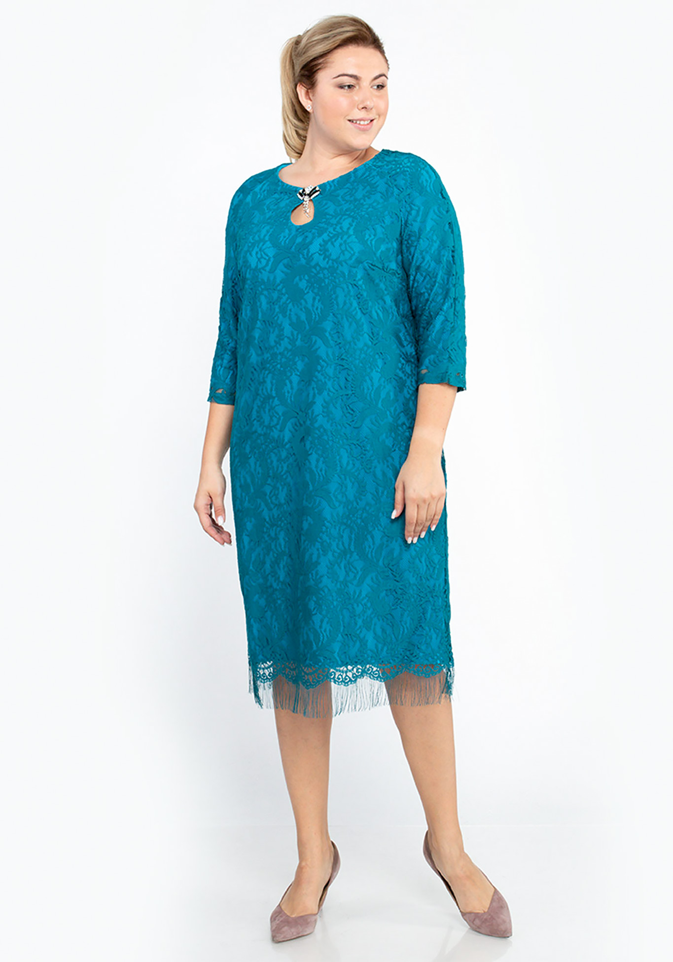 Платье «Франсуаза» BlagoF, размер 48, цвет баклажановый - фото 3