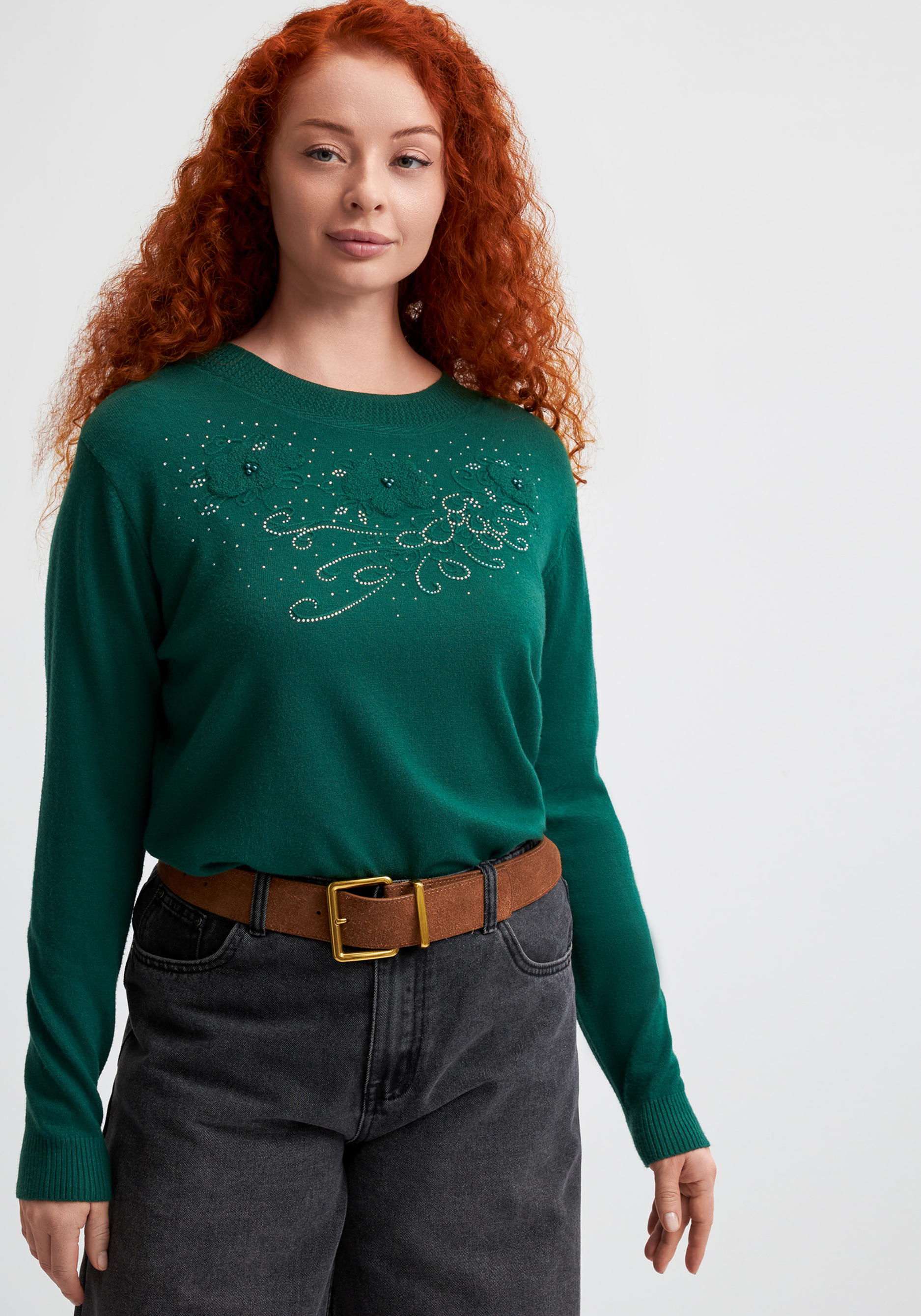 

Джемпер "Валентина", Зеленый