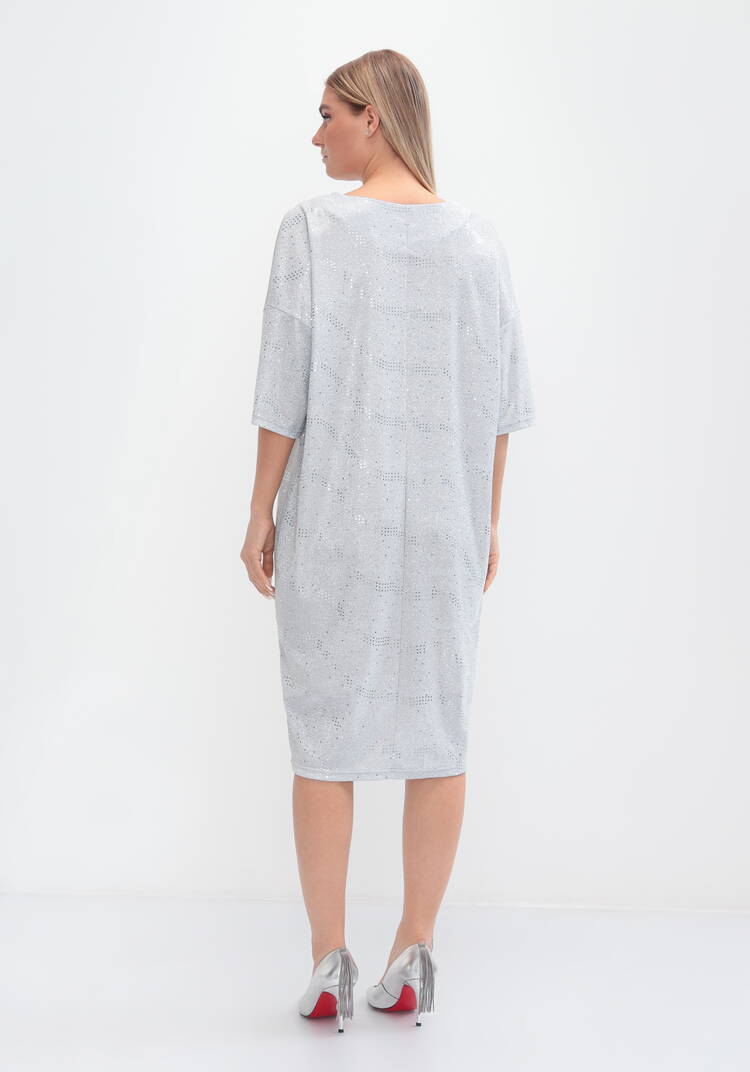 Платье с 3D мерцанием шир.  750, рис. 3