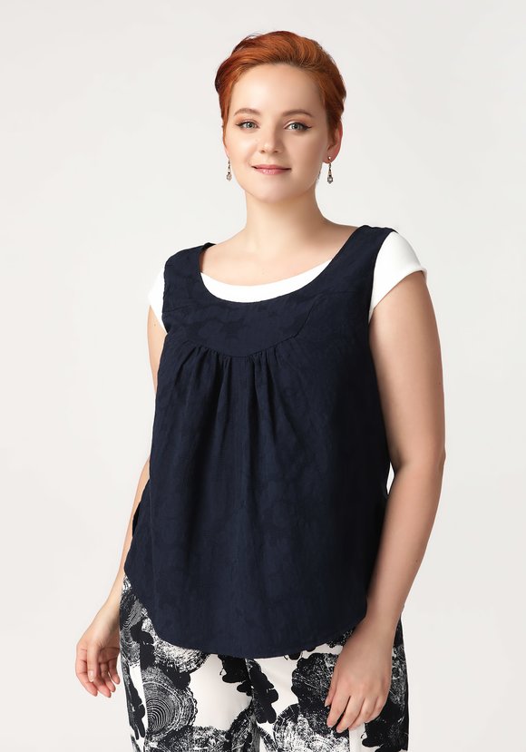 Блуза Музыкальная нота шир.  580, рис. 1