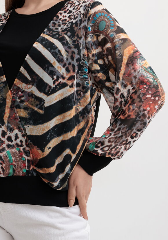 Блуза Африканская история шир.  580, рис. 6