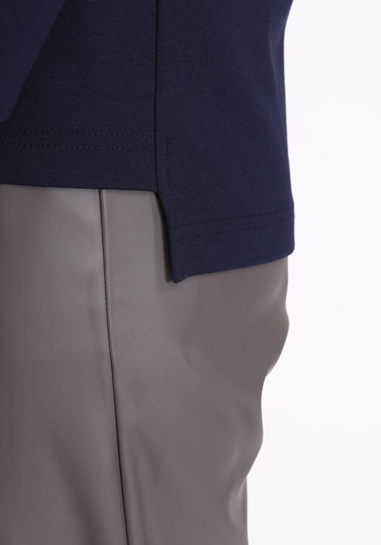 Джемпер с манжетами из рибаны шир.  750, рис. 8