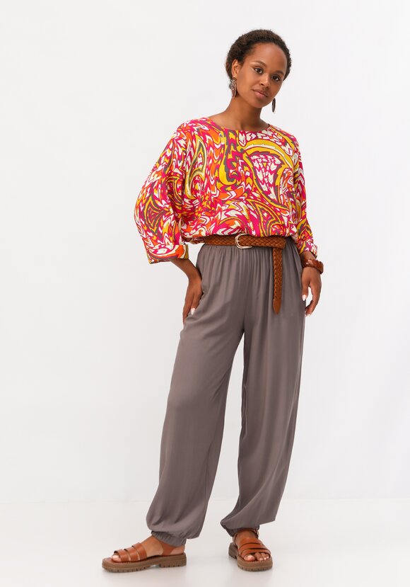 Брюки-шаровары на резинке шир.  580, рис. 18