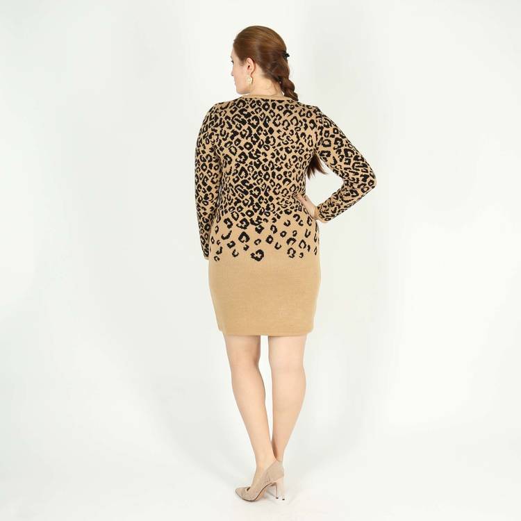 Платье прямого силуэта с принтом шир.  750, рис. 4