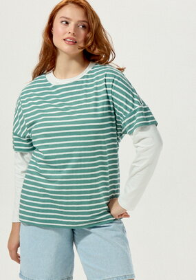 Футболка в горизонтальную полоску