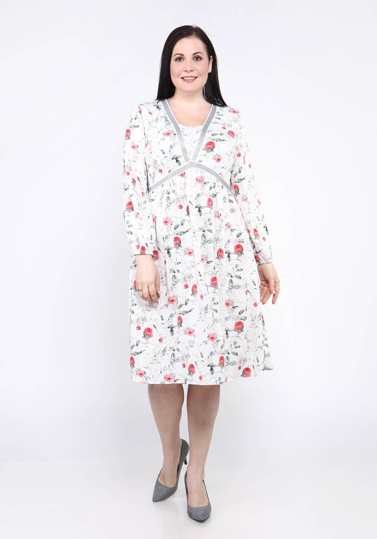 Платье Луговые цветы шир.  750, рис. 1