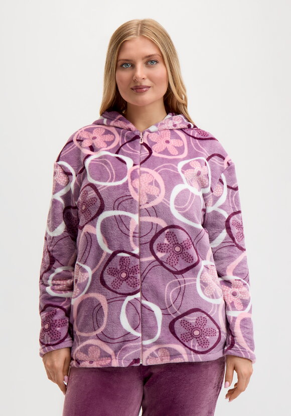 Толстовка из велсофта на молнии шир.  580, рис. 4