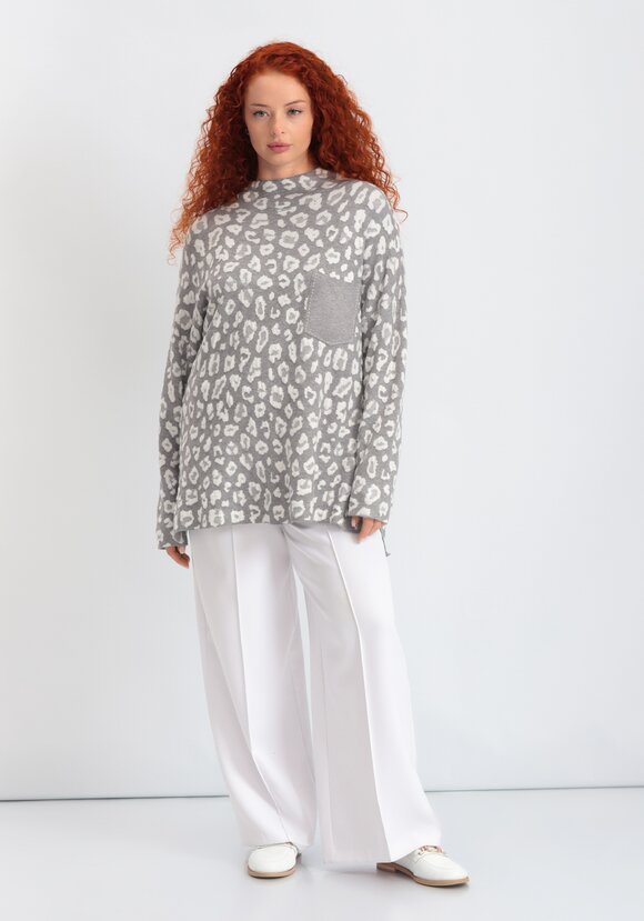 Джемпер с высокой горловиной Элизабет шир.  580, рис. 2