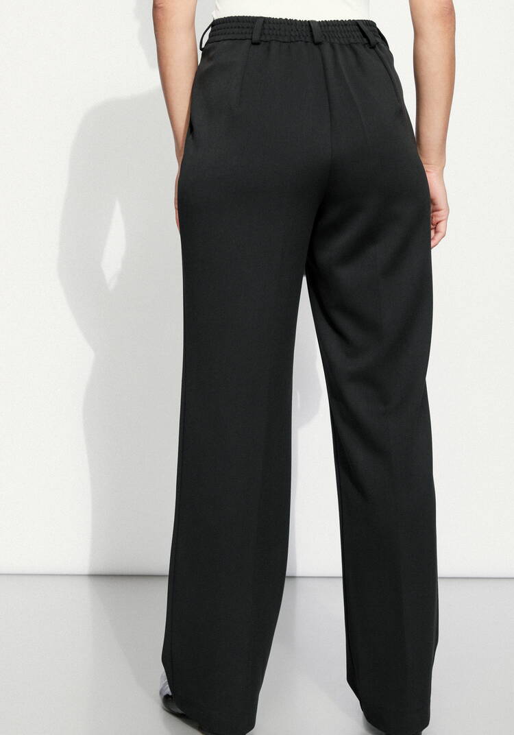 Брюки прямые из костюмной ткани шир.  750, рис. 14