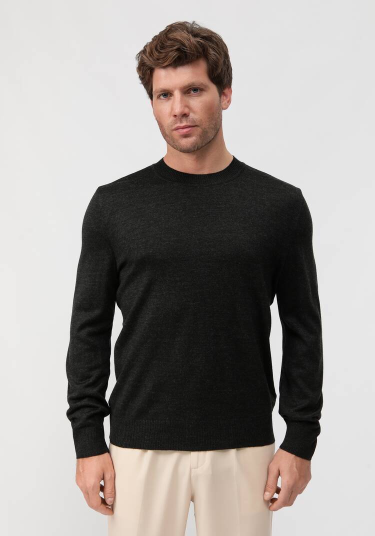 Джемпер классический с длинным рукавом шир.  750, рис. 25