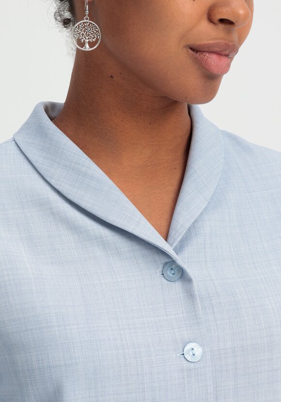 Блуза с шалевым воротом шир.  580, рис. 13