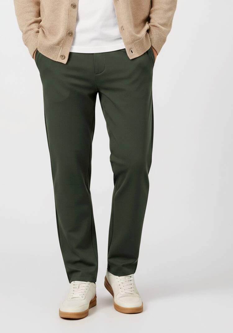 Брюки с цельнокроеным поясом на резинке шир.  750, рис. 2