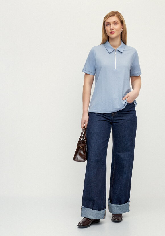 Поло на молнии Жанна шир.  580, рис. 8