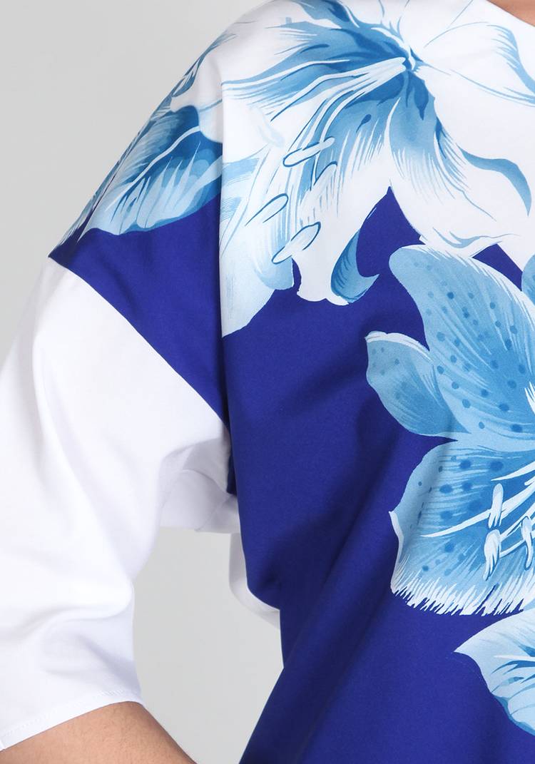 Туника Цветочный ноктюрн шир.  750, рис. 6