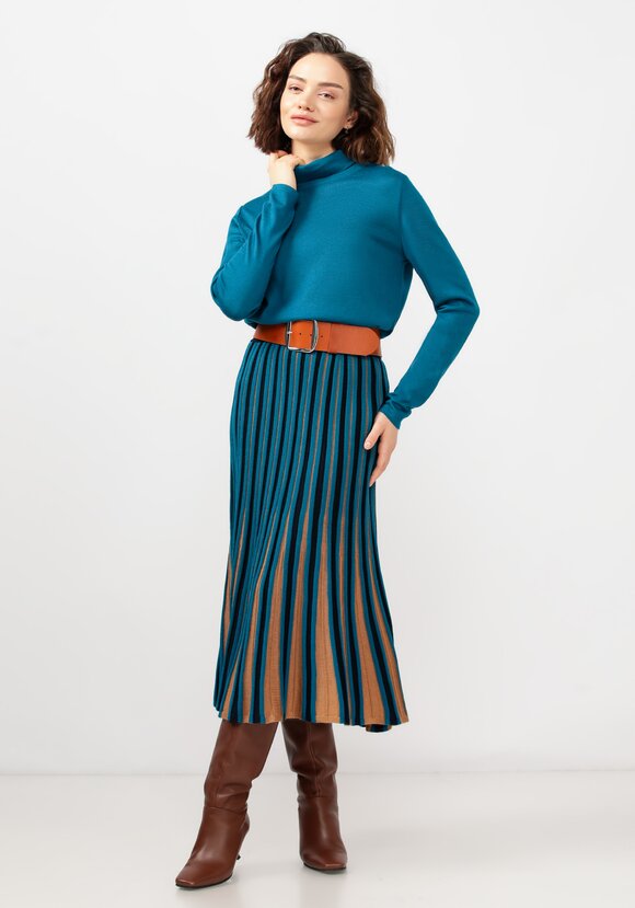 Юбка плиссе мультиколор шир.  580, рис. 9