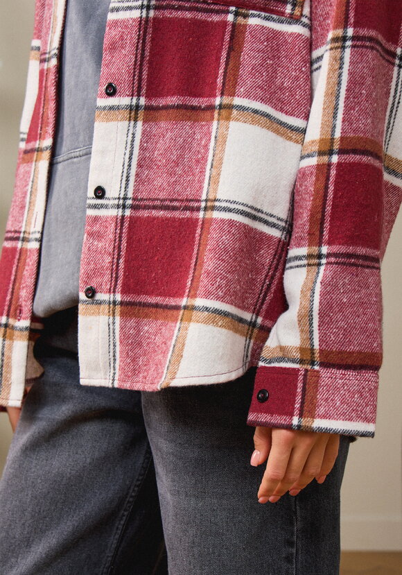 Рубашка в клетку с накладным карманом шир.  580, рис. 6