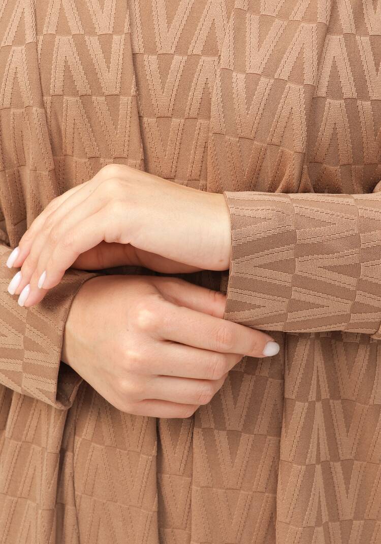 Кардиган с фактурным рисунком шир.  750, рис. 5