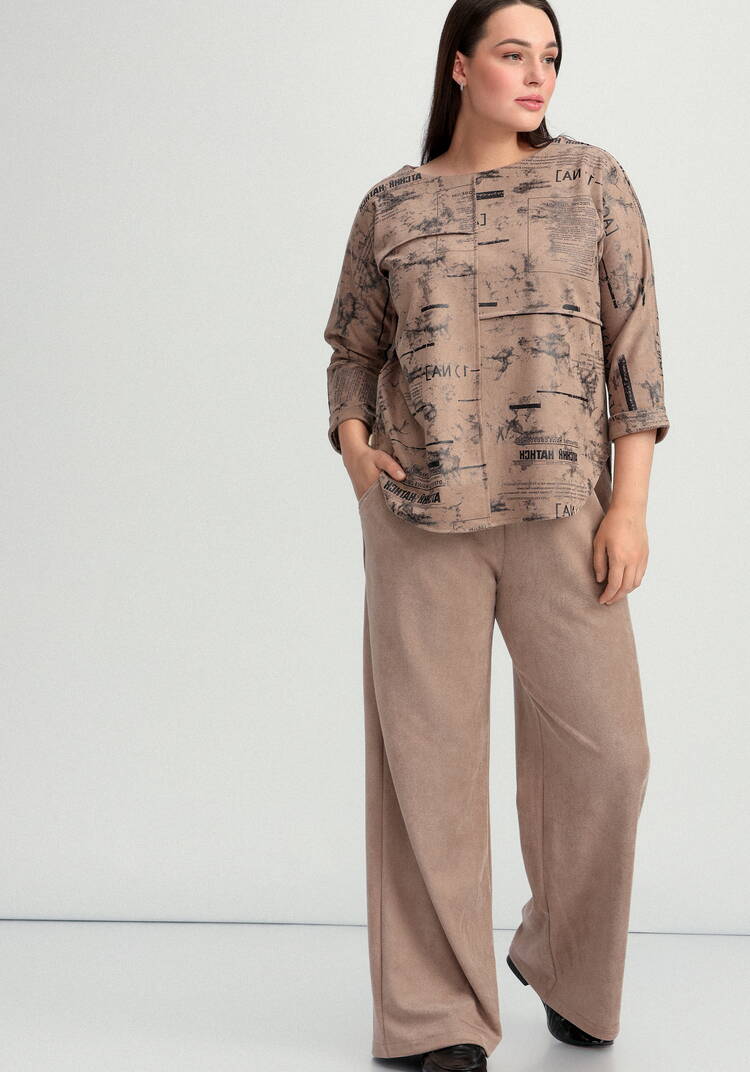 Костюм свободного кроя шир.  750, рис. 28