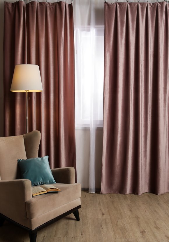 Портьера из велюра Танго шир.  580, рис. 2