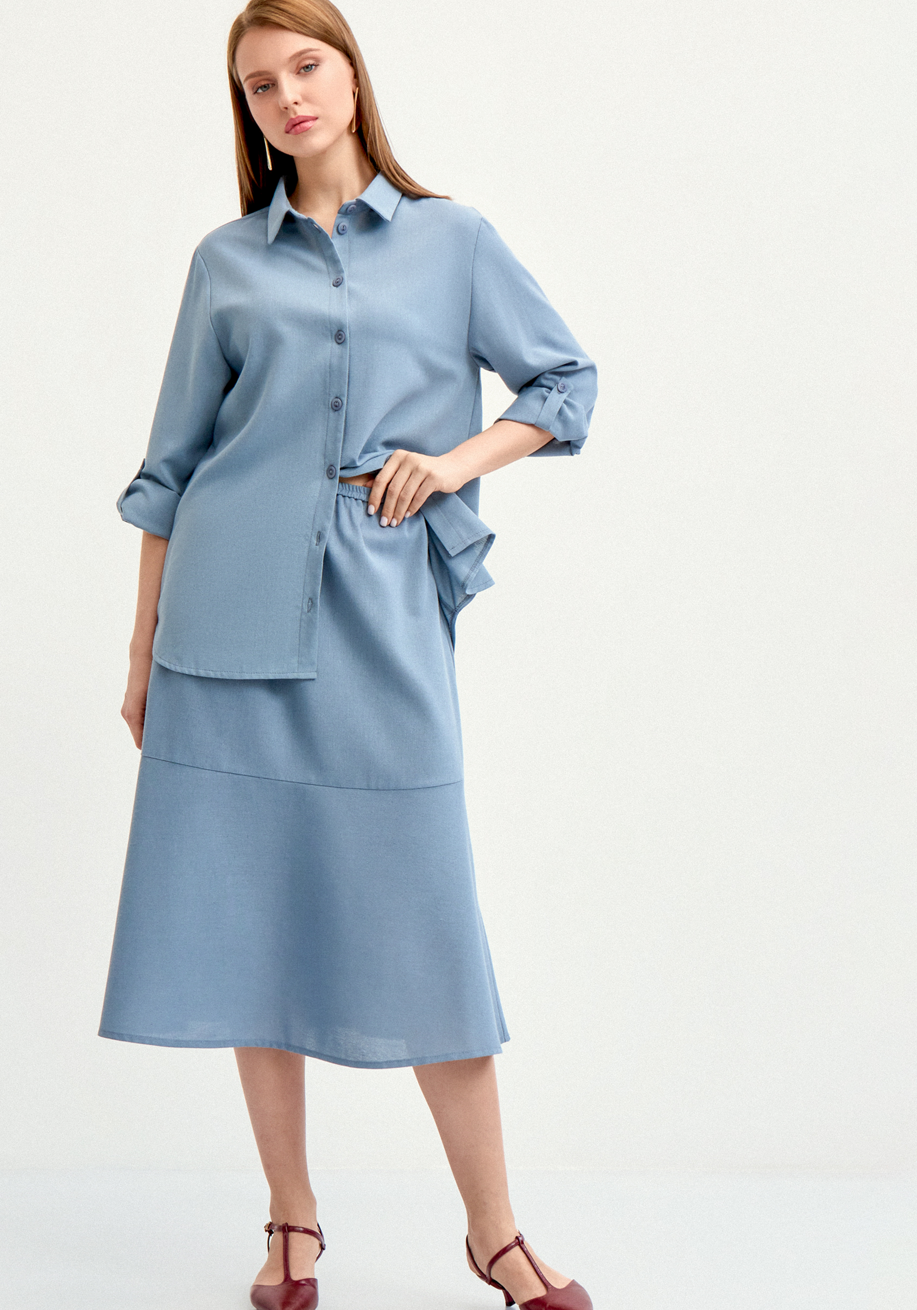 Юбка годе изо льна 1499₽