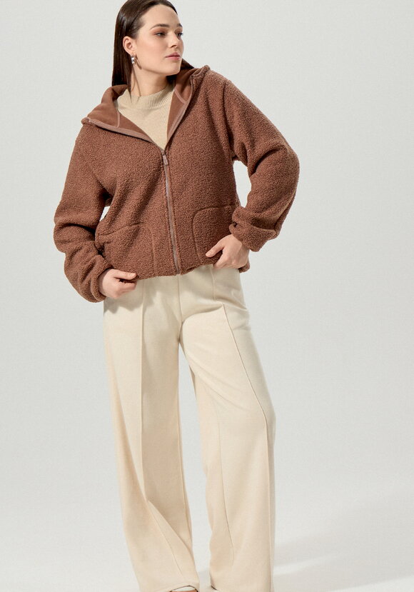 Куртка в стиле тедди с капюшоном шир.  580, рис. 15