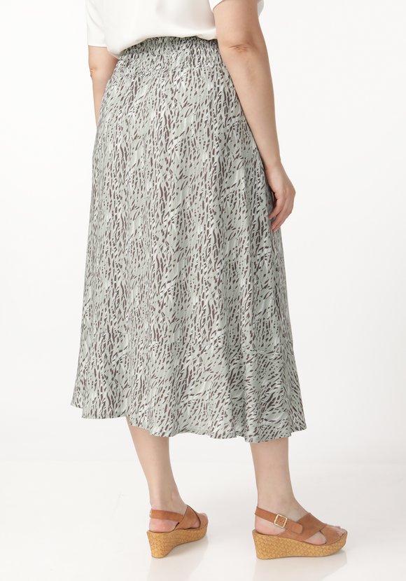 Юбка на широкой резинке с принтом шир.  580, рис. 6