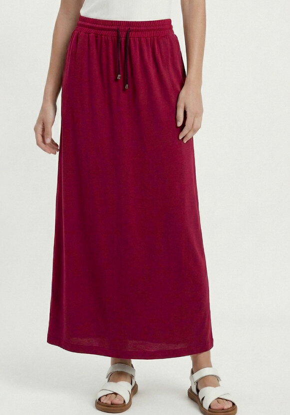 Юбка свободного кроя с карманами шир.  580, рис. 6