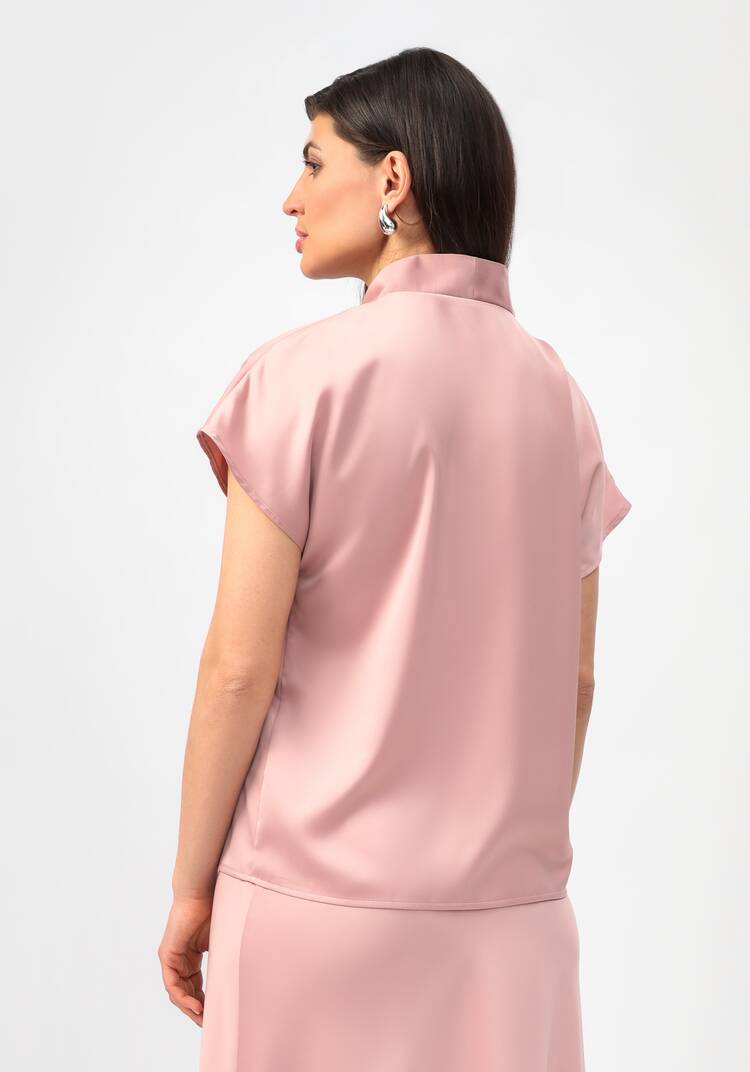 Блуза с V-образным вырезом с коротким рукавом шир.  750, рис. 3