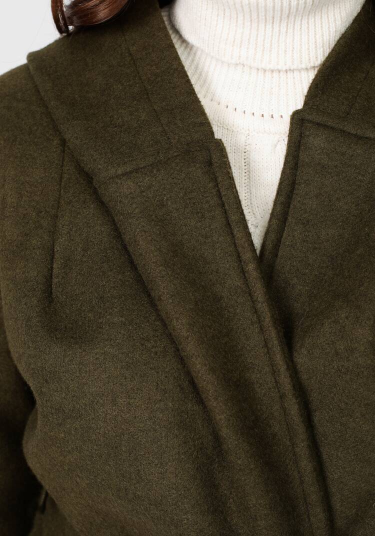 Пальто удлиненное с поясом шир.  750, рис. 30