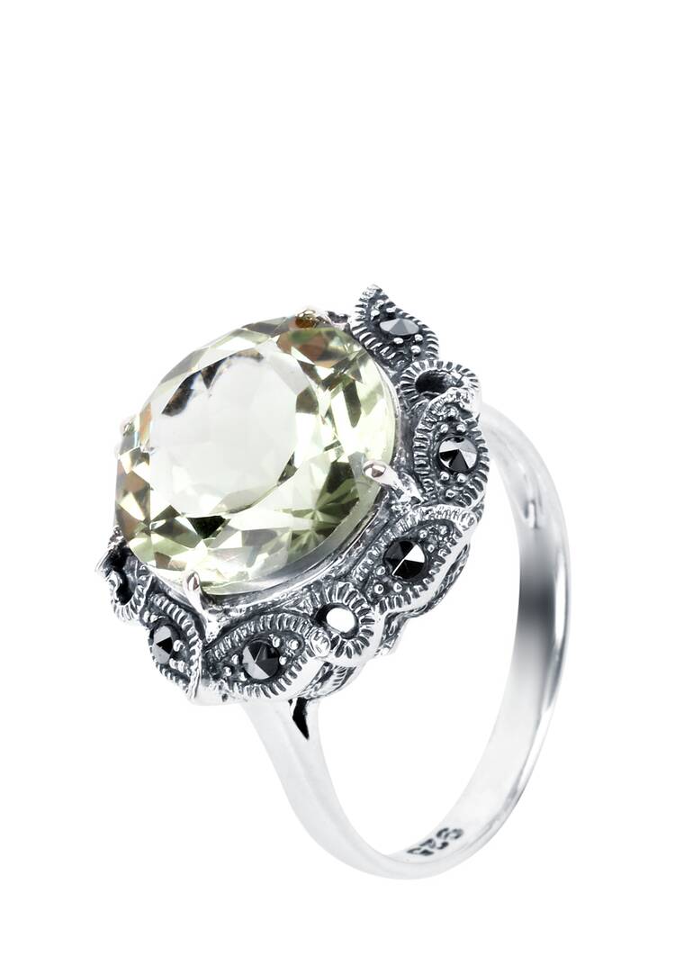 Серебряное кольцо Весна в Париже шир.  750, рис. 1