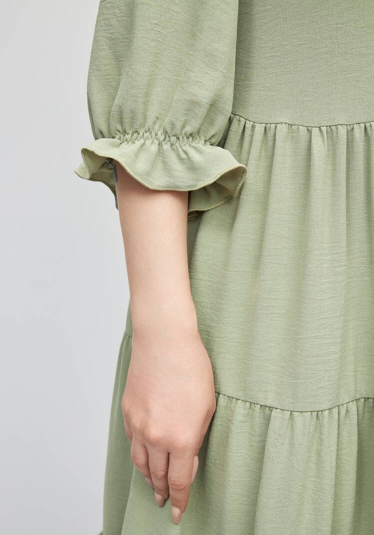 Платье однотонное Кристи шир.  750, рис. 17