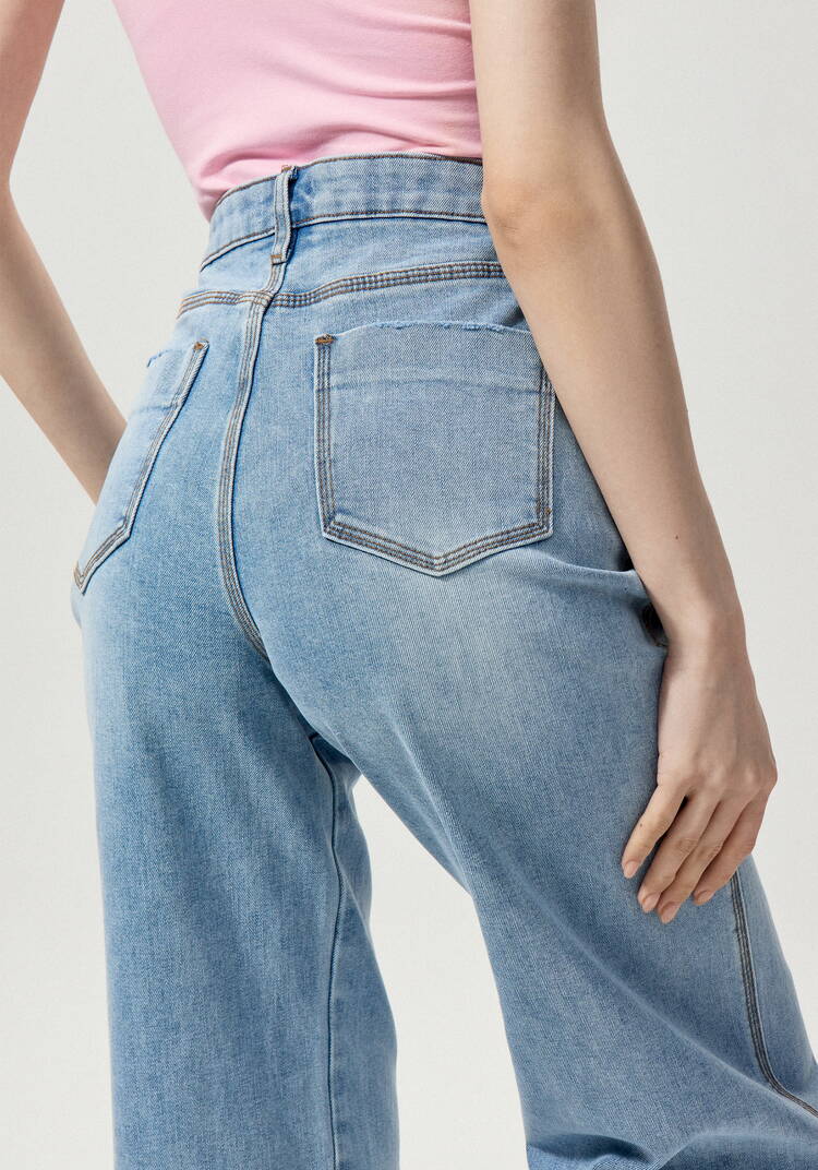 Джинсы с комфортным внутренним поясом шир.  750, рис. 6