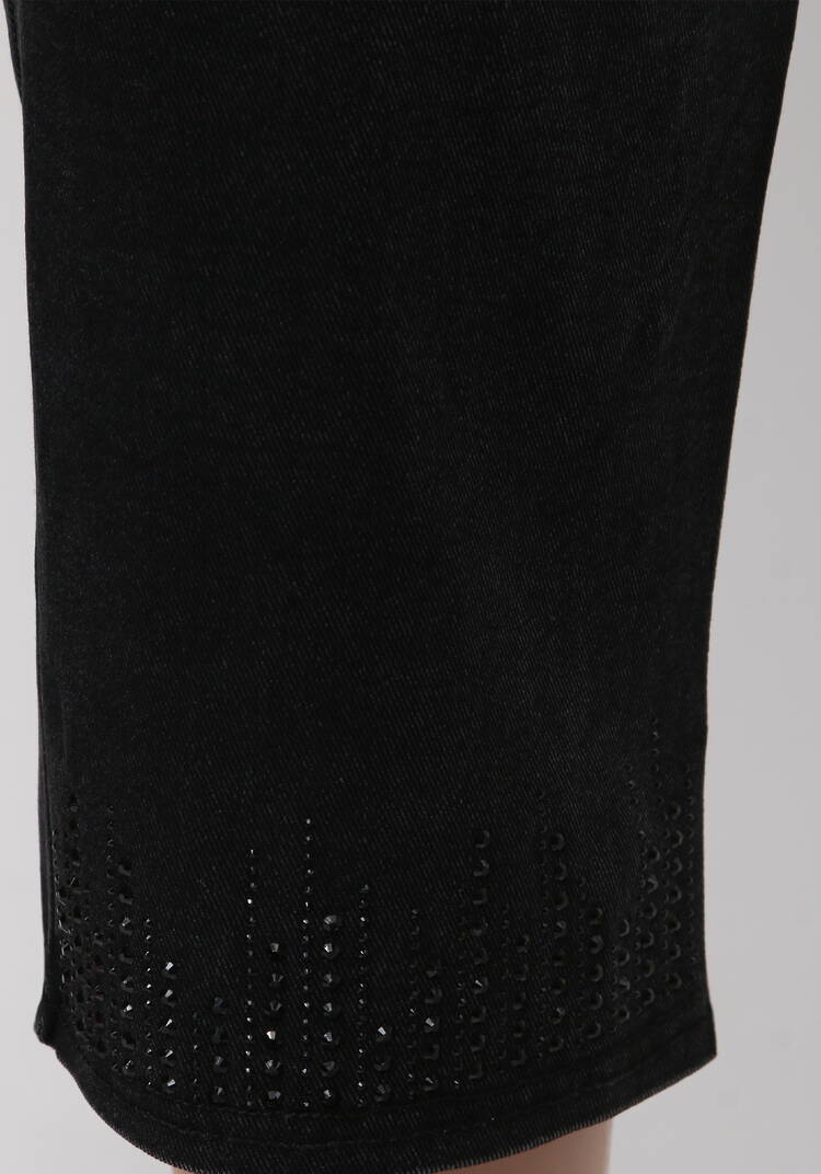 Брюки 7/8 со стразами шир.  750, рис. 6