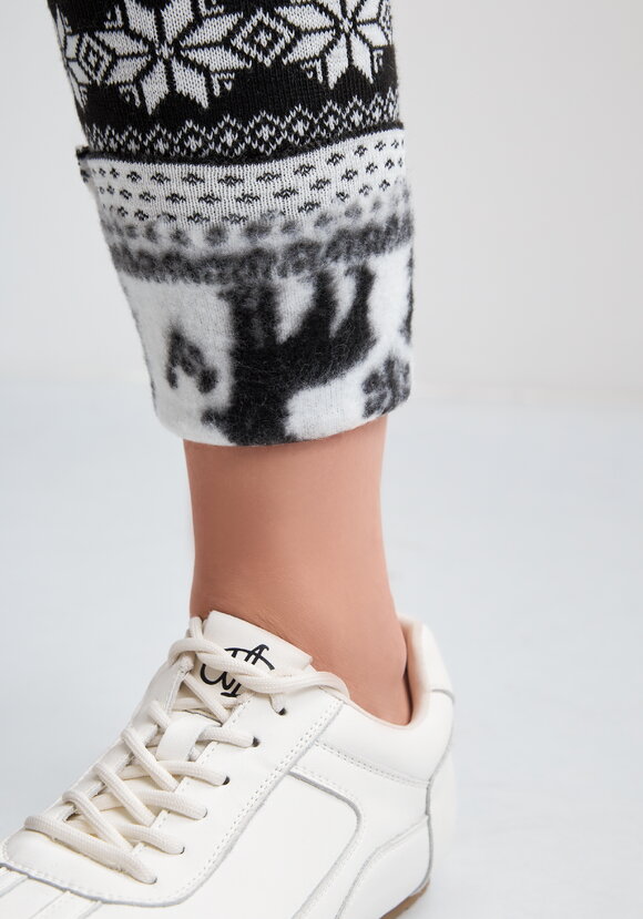 Лосины с принтом утепленные на меху шир.  580, рис. 12