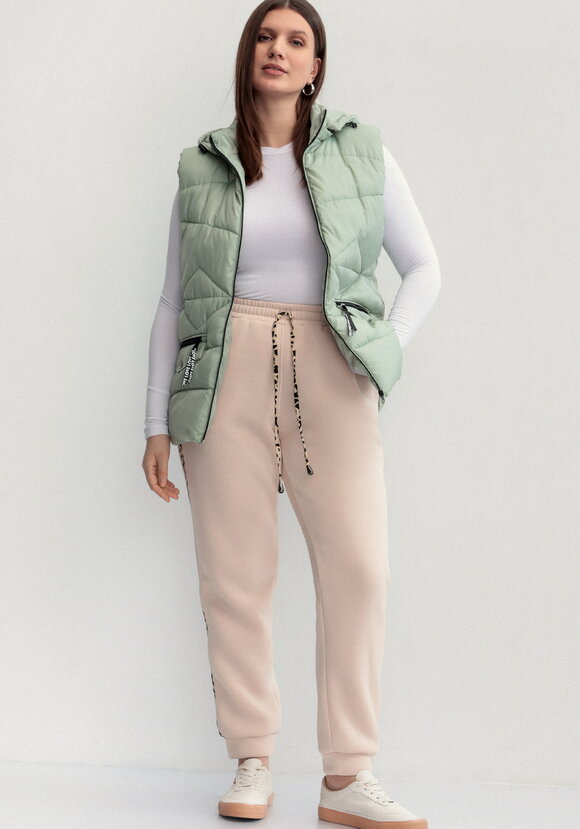 Брюки с леопардовыми лампасами шир.  580, рис. 26