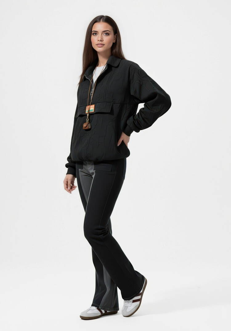 Джинсы комбинированные двухцветные шир.  750, рис. 16