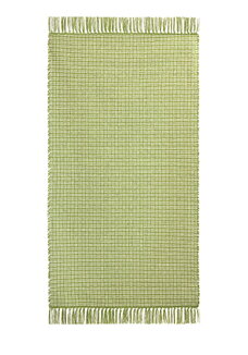 Коврик из хлопка с бахромой