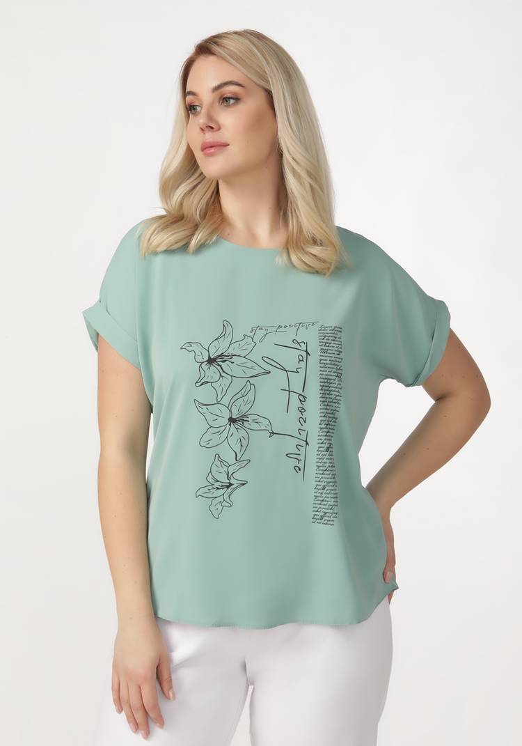 Блуза Радужные мечты шир.  750, рис. 16