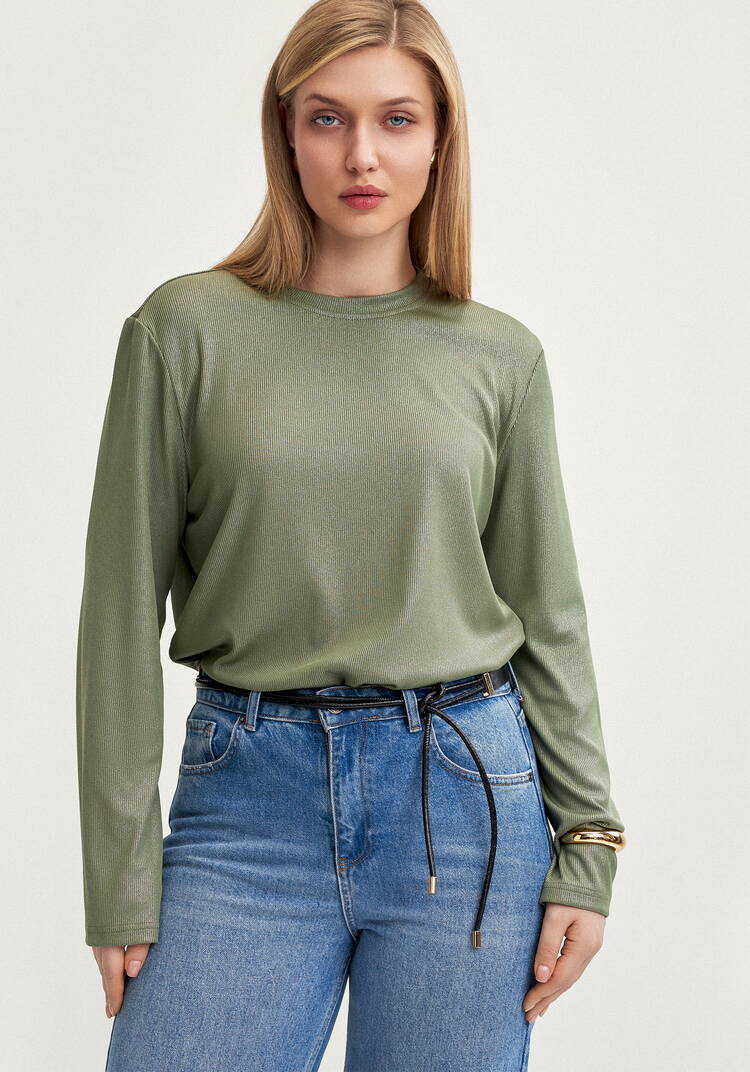 Лонгслив с блестящим напылением шир.  750, рис. 9