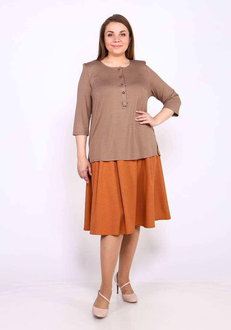 Блуза Благородный вид шир.  750, рис. 7