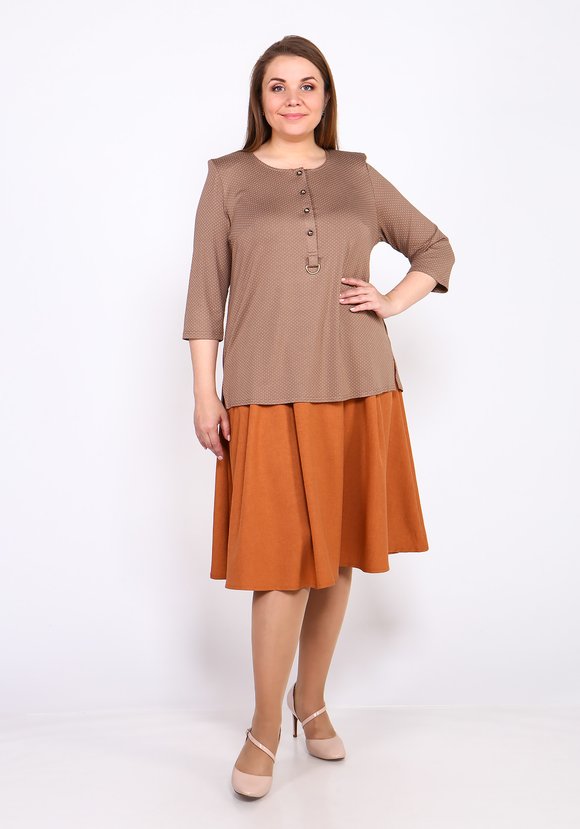 Блуза Благородный вид шир.  580, рис. 7